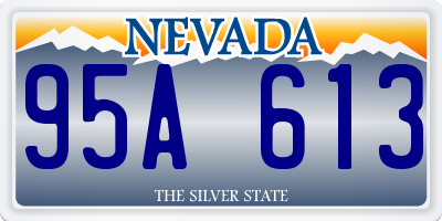 NV license plate 95A613