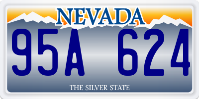 NV license plate 95A624