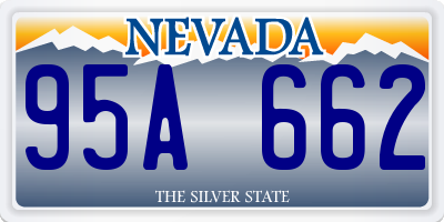 NV license plate 95A662