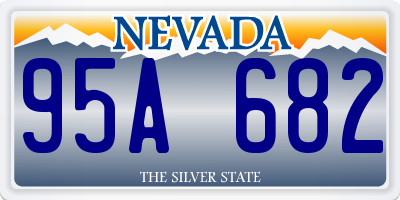 NV license plate 95A682