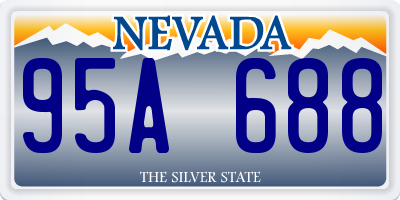 NV license plate 95A688