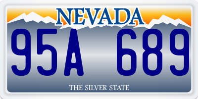 NV license plate 95A689