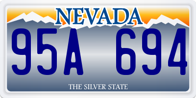 NV license plate 95A694