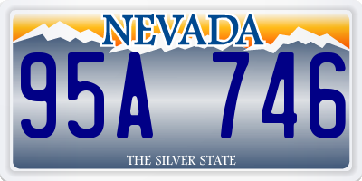 NV license plate 95A746