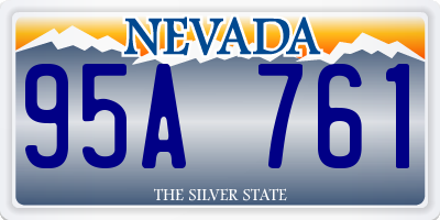 NV license plate 95A761