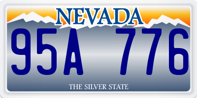 NV license plate 95A776