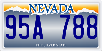 NV license plate 95A788