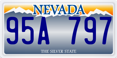 NV license plate 95A797
