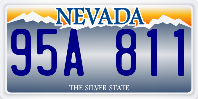 NV license plate 95A811