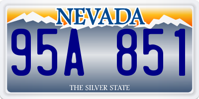 NV license plate 95A851
