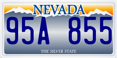 NV license plate 95A855