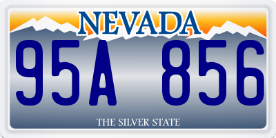 NV license plate 95A856