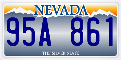 NV license plate 95A861