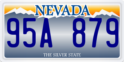 NV license plate 95A879