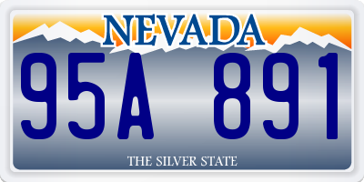 NV license plate 95A891