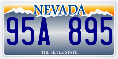 NV license plate 95A895