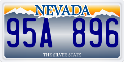 NV license plate 95A896