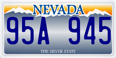 NV license plate 95A945