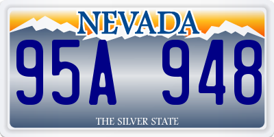 NV license plate 95A948