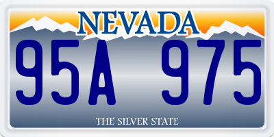 NV license plate 95A975