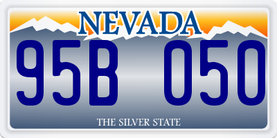 NV license plate 95B050