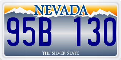 NV license plate 95B130