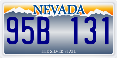 NV license plate 95B131