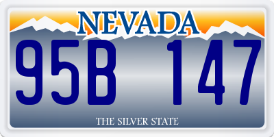 NV license plate 95B147