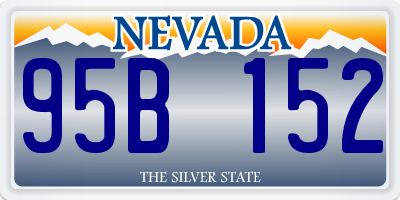 NV license plate 95B152