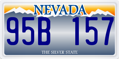 NV license plate 95B157