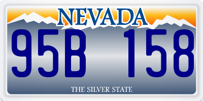 NV license plate 95B158