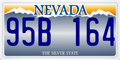 NV license plate 95B164