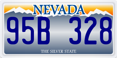 NV license plate 95B328