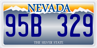 NV license plate 95B329