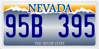 NV license plate 95B395