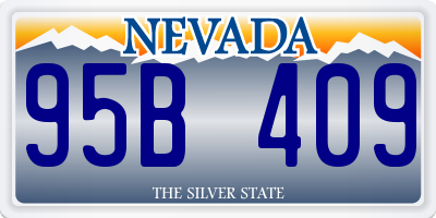 NV license plate 95B409