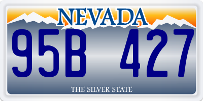 NV license plate 95B427