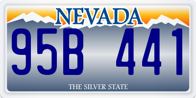 NV license plate 95B441