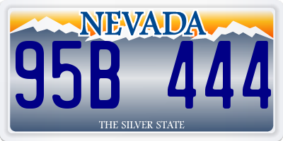 NV license plate 95B444