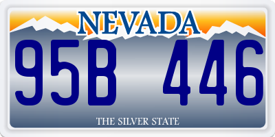 NV license plate 95B446