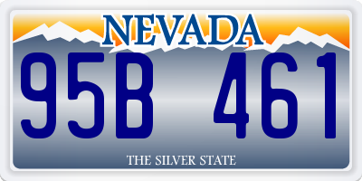 NV license plate 95B461
