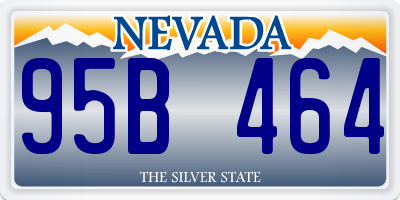 NV license plate 95B464