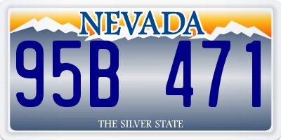 NV license plate 95B471