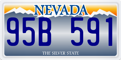 NV license plate 95B591