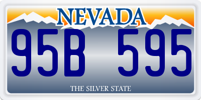 NV license plate 95B595