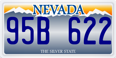 NV license plate 95B622