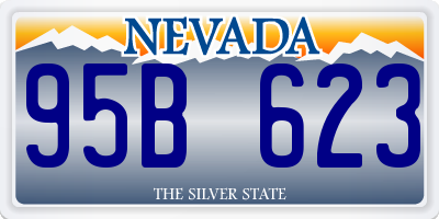 NV license plate 95B623