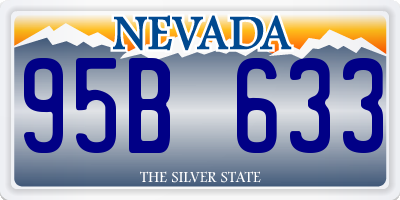 NV license plate 95B633