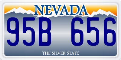 NV license plate 95B656