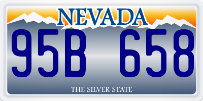 NV license plate 95B658